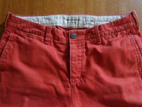 Abercrombie & Fitch Katoenen broek rood W32 L30, Vêtements | Hommes, Pantalons, Porté, Taille 46 (S) ou plus petite, Rouge, Enlèvement ou Envoi