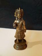 buddha in gilt bronze nepal, Antiquités & Art, Art | Sculptures & Bois, Enlèvement ou Envoi
