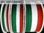 Italië driekleurig lint groen wit rood 25 mm 100% polyester, Hobby en Vrije tijd, Nieuw, Ophalen of Verzenden