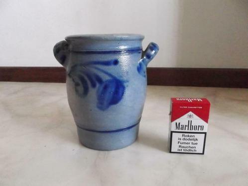 Ancien Pot bleu en Grés., Antiquités & Art, Curiosités & Brocante, Enlèvement ou Envoi