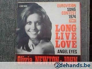 SINGLE Olivia Newton-John: Long Live Love/Angel Eyes, Cd's en Dvd's, Vinyl | Pop, Ophalen of Verzenden