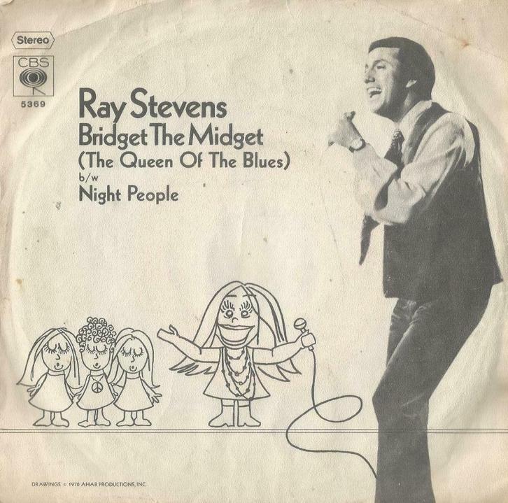 Ray Stevens – Bridget the midget – Single - D, Cd's en Dvd's, Vinyl Singles, Gebruikt, Single, Pop, 7 inch, Ophalen of Verzenden