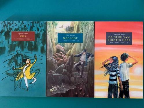 3 Jeugdboeken Kus, Wegloop & De geur van roestig ijzer, Boeken, Kinderboeken | Jeugd | 10 tot 12 jaar, Nieuw, Fictie, Ophalen of Verzenden