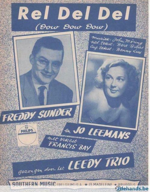 JO LEEMANS -  6 stuks - Vlaamse Bladmuziek (9 € / ex.), Muziek en Instrumenten, Bladmuziek, Gebruikt, Overige genres, Ophalen of Verzenden