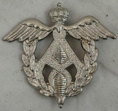 Embleem Baret, Militaire Administratie, België., Verzamelen, Militaria | Algemeen, Landmacht, Embleem of Badge, Ophalen of Verzenden
