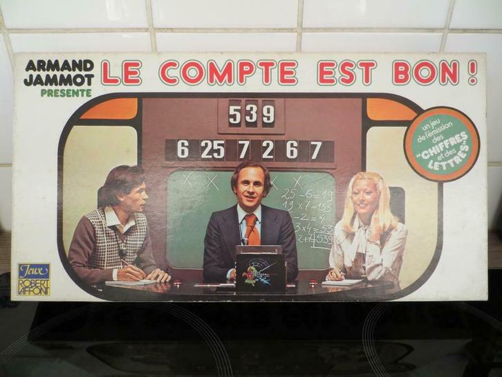 Jeu de société Le compte est bon - Robert Lafont, Hobby en Vrije tijd, Gezelschapsspellen | Bordspellen, Gebruikt, Ophalen of Verzenden
