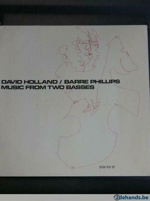 music from two basses/david holland/barre philips, Cd's en Dvd's, Vinyl | Overige Vinyl, Gebruikt, Ophalen of Verzenden