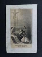carte nécrologique Verlinden Pierre Louvain 1851 + Molenbeek, Carte de condoléances, Envoi