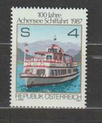 Oostenrijk 1987 Eeuwfeest navigatie op Achensee **, Postzegels en Munten, Ophalen of Verzenden, Postfris