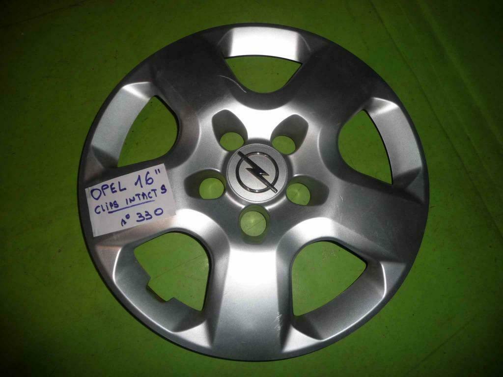 enjoliveur OPEL 16'' (n°330) -1pc  & 3 autres identiques, Autos : Pièces & Accessoires, Enlèvement ou Envoi, 16 pouces, Véhicule de tourisme