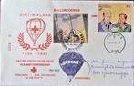 FDC- BELGIË- BALLONPOST- ST.NIKLAAS- STEKENE, Postzegels en Munten, Ophalen of Verzenden, Gestempeld, Overige thema's
