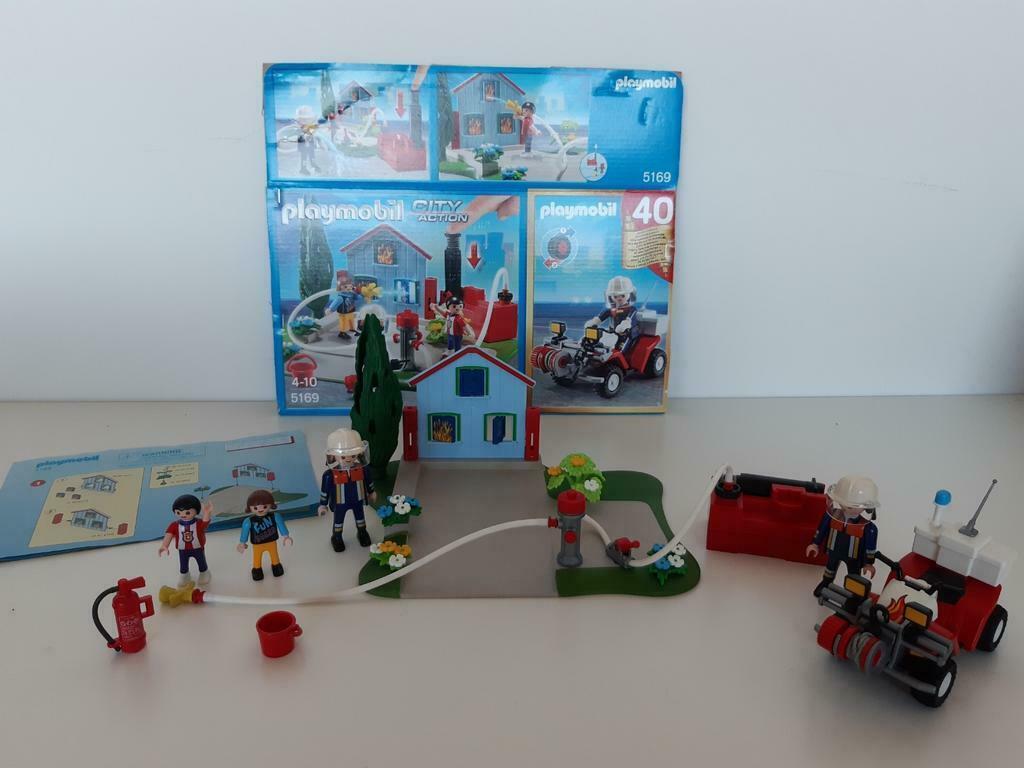 ② 5169: brandweerinterventie met squad — Speelgoed Playmobil — 2dehands