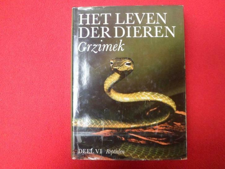 Prof. Dr. Bernhard Grzimek: Reptielen, Boeken, Dieren en Huisdieren, Gelezen, Reptielen of Amfibieën, Ophalen of Verzenden