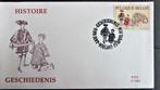 FDC - BELGIË- GESCHIEDENIS., Postzegels en Munten, Ophalen of Verzenden, Gestempeld, Overige thema's