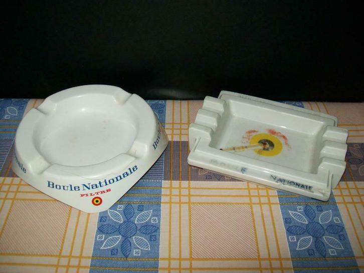 Asbak - Boule Nationale - Boule National - Cendrier - Retro., Verzamelen, Rookartikelen, Aanstekers en Luciferdoosjes, Gebruikt