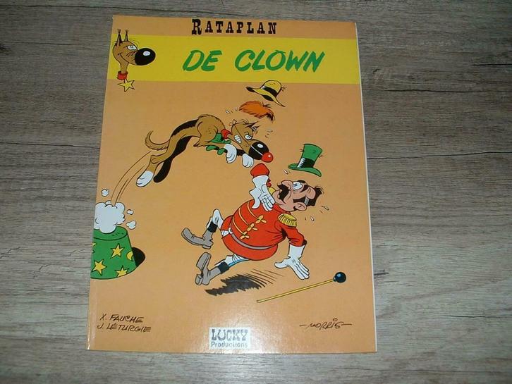 strip van rataplan nr 4 "de clown" 1993 1e druk, Boeken, Stripverhalen, Zo goed als nieuw, Ophalen of Verzenden