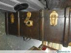 antieke houten koffer, Antiek en Kunst, Antiek | Woonaccessoires