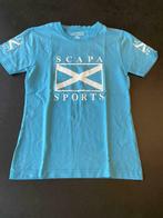Scapa Sport turquoise T-shirt maat 8 jaar. Zeer goede staat., Kinderen en Baby's, Kinderkleding | Maat 128, Jongen, Scapa, Gebruikt