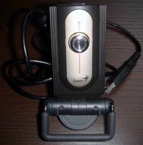 Webcam Genius Slim 321C, avec câble USB 2.0, Informatique & Logiciels, Webcams, Utilisé, Clip moniteur, Fonction photo, Micro