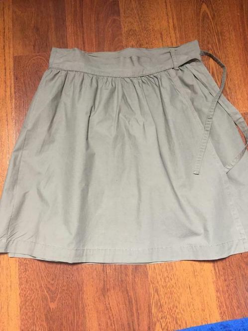 Emonite minirok - maat 44, Kleding | Dames, Rokken, Zo goed als nieuw, Maat 42/44 (L), Beige, Boven de knie, Ophalen of Verzenden