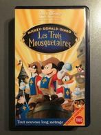 VHS Mickey, Donald, Dingo : Les trois mousquetaires -, Cd's en Dvd's, VHS | Kinderen en Jeugd, Tekenfilms en Animatie, Alle leeftijden