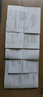 rouwbrieven 1992/ 1997, Verzamelen, Bidprentjes en Rouwkaarten, Ophalen of Verzenden