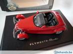 1:43 UH Plymouth Prowler rood cabrio fabrieks hotrod, Hobby en Vrije tijd, Modelbouw | Auto's en Voertuigen, Ophalen of Verzenden