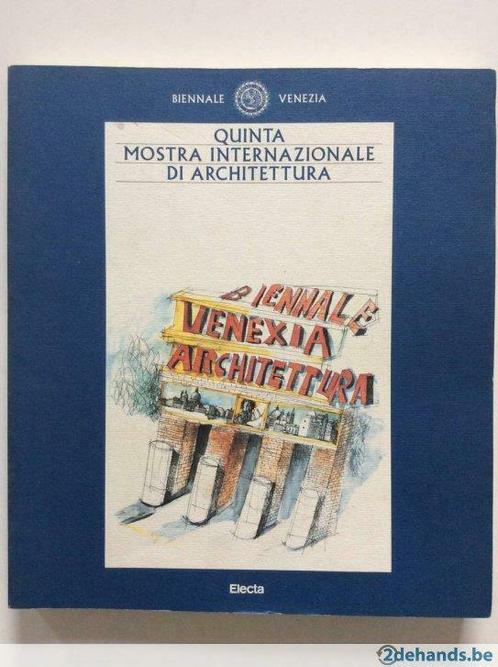 Quinta Mostra Internazionale di Architettura (Electa, 1991), Livres, Art & Culture | Architecture, Utilisé, Enlèvement ou Envoi