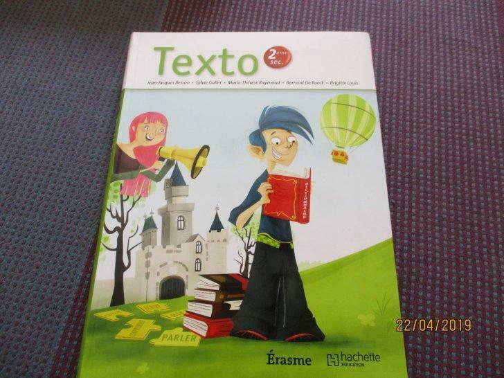 manuel de français texto. e secondaire.  besson- gallet ..., Livres, Langue | Français, Neuf, Enlèvement ou Envoi
