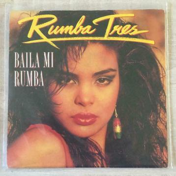 7" Rumba Tres - Baila Mi Rumba (DINO 1991) VG+, Envoi, 7 pouces, Latino et Salsa, Single