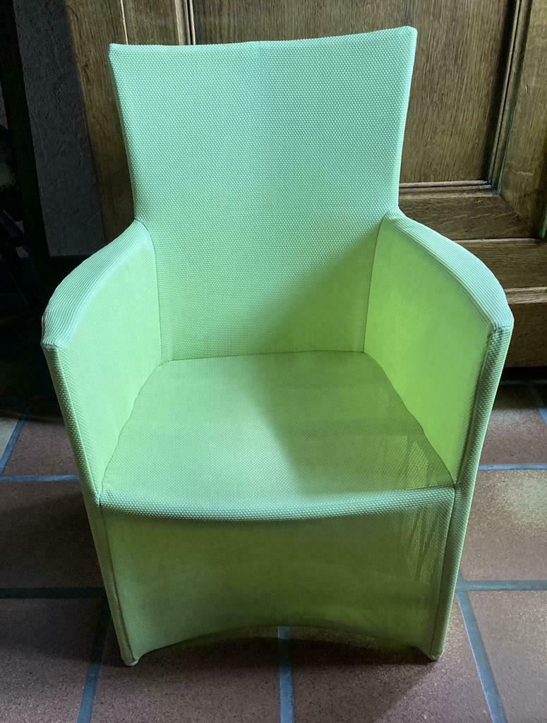 Chaise haute lavable verte robuste., Enlèvement ou Envoi