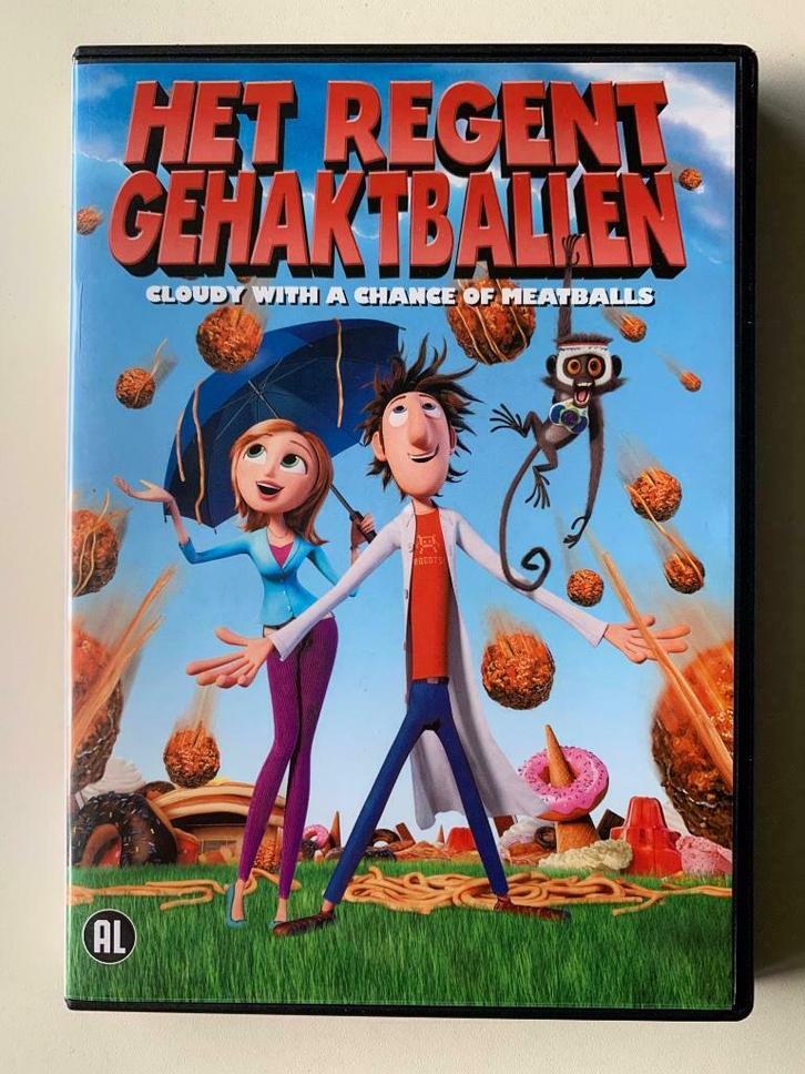 Het regent gehaktballen - toffe ANIMATIEfilm op dvd, CD & DVD, DVD | Enfants & Jeunesse, Film, Tous les âges, Enlèvement ou Envoi
