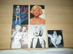 Marilyn Monroe set 4 postkaarten en 1 foto (per lot of per s, Collections, Enlèvement ou Envoi, 1940 à 1960, Non affranchie, Anvers