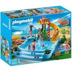 playmobil-set openluchtzwembad met blijbaan (4858), Enfants & Bébés, Jouets | Playmobil, Ensemble complet, Enlèvement, Utilisé