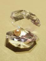 coquillage avec perle en cristal de bohème, Enlèvement ou Envoi