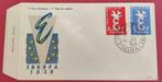 FCD 1958 Brussel Europa zegels, Postzegels en Munten, Onbeschreven, Ophalen of Verzenden