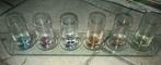 6 gekleurde borrelglaasjes, Borrel- of Shotglas, Zo goed als nieuw