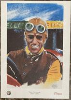 Reproductie tekening Tazio Nuvolari, Ophalen, Nieuw