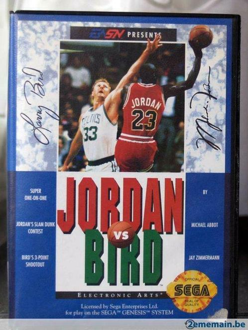 jeu sega megadrive / jordan vs bird, Games en Spelcomputers, Games | Sega, Gebruikt, Mega Drive, Sport, 2 spelers, Vanaf 7 jaar