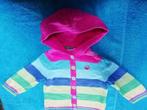 Magnifique cardigan rayé de couleur avec capuche benetton ta, Enlèvement ou Envoi, Pull ou Veste, Utilisé, Benetton