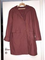 Mantel met afneembare kap en afneembaar nepbont, Kleding | Dames, Ophalen of Verzenden, Gedragen, Maat 46/48 (XL) of groter, Rood