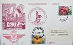 FDC- BALLONPOST- BELGIË- MARIAKERKE- BEERVELDE, Ophalen of Verzenden, Gestempeld, Overige thema's