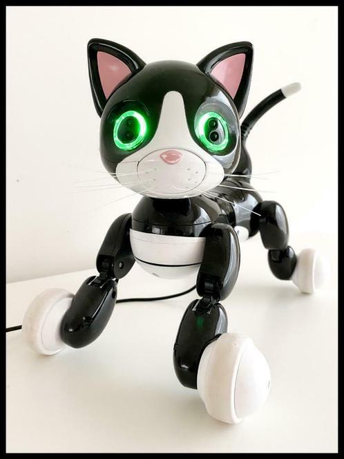 Chat Interactif Zoomer Kitty Spinmaster, Enfants & Bébés, Jouets | Autre, Utilisé, Garçon ou Fille, Enlèvement ou Envoi