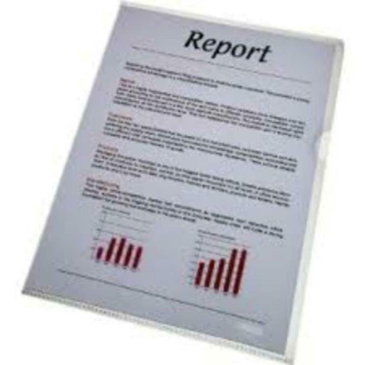 L-mapjes in gekorreld polypropyleen 9/100 Maxiburo, Diversen, Schrijfwaren, Nieuw, Ophalen of Verzenden