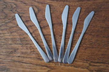 Lot de 6 petits couteaux British Airways inox, Enlèvement ou Envoi, Utilisé, Inox ou Chrome, Résiste au lave-vaisselle