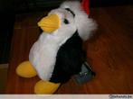 Pinguin knuffel met kerstmuts, Gebruikt