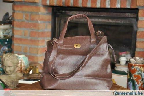 ancien sac brun vintage D4, Handtassen en Accessoires, Tassen | Damestassen, Gebruikt, Ophalen of Verzenden