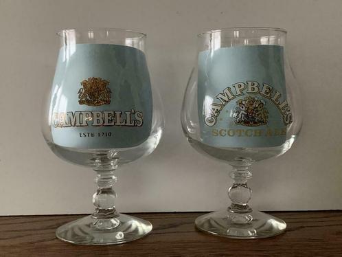 verre bière scotch ale CAMPBELL'S, Collections, Marques de bière, Comme neuf, Verre ou Verres, Autres marques