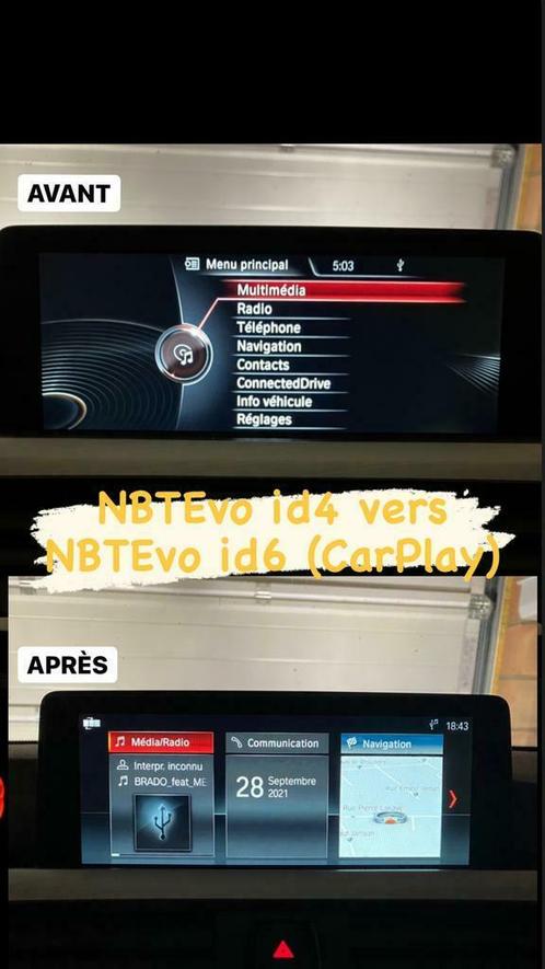 BMW: update NBT EVO ID4 naar ID6 (CarPlay), Auto diversen, Autonavigatie