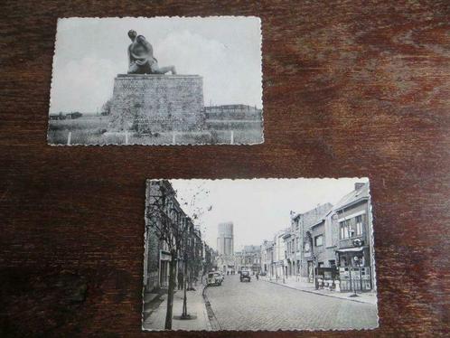 Oude zichtkaarten uit 1959 Willebroek en monument Breendonk, Verzamelen, Postkaarten | Buitenland, Ongelopen, België en Luxemburg